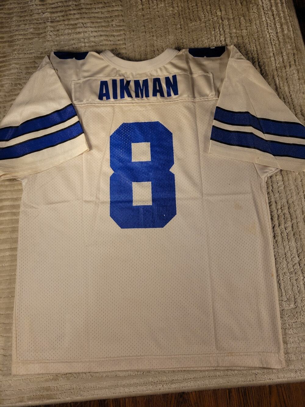 Wilson Troy Aikman Dallas Cowboys Jersey Youth Size XL 18-20 Football Boys Kids